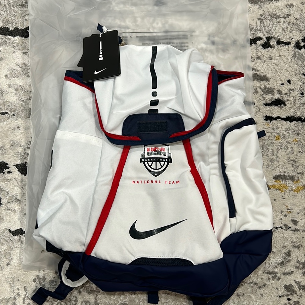 Nike Hoops Elite Max Air Team Quadzip USA Olympic Basketball Edition Backpack